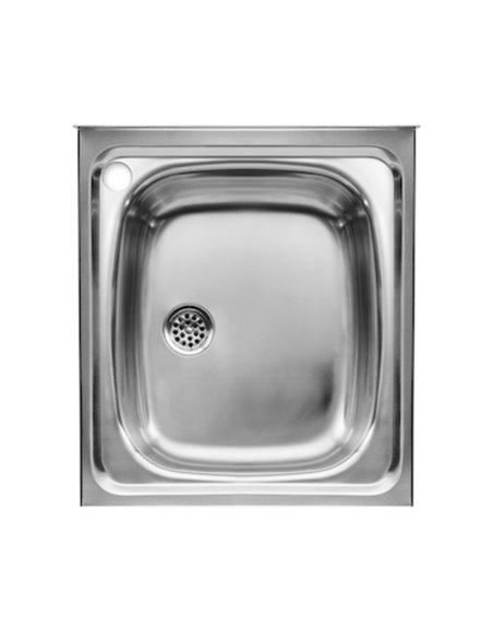 870410453 Мойка кухонная стальная одинарная Roca E (450 мм)
