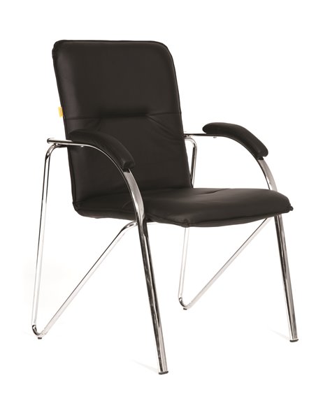 Офисное кресло Chairman 850 экокожа Terra 118 черная (собр.) 