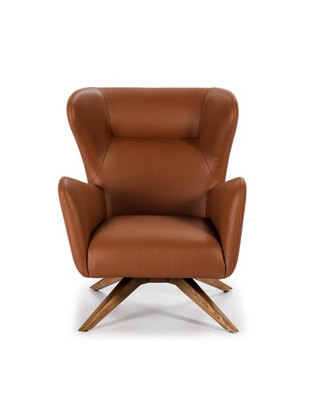 Поворотное кресло из иск.кожи SF-801E