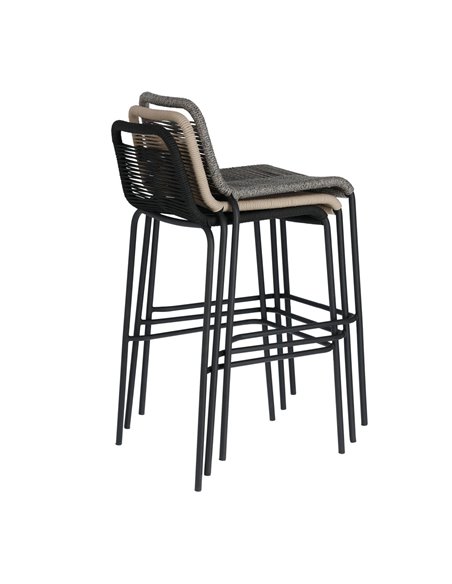 Барный стул Glenville 74 см серый