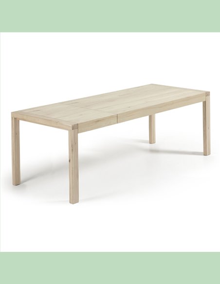 Обеденный стол Vivy 200(280)x100 натуральный дуб