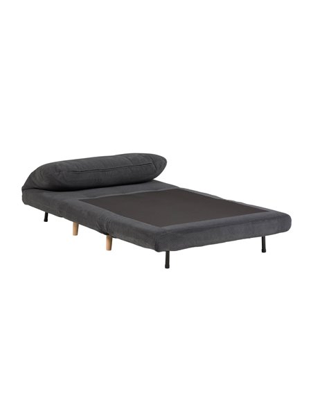 Диван-кровать Keren темно-серый вельветовый 106 cm
