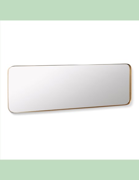 Зеркало настенное Orsini металлическое золотое 55 x 150,5 см