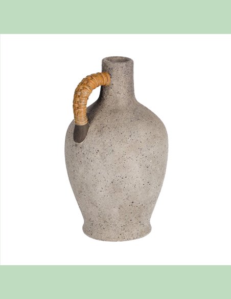 Agle Серая керамическая ваза 35 cm