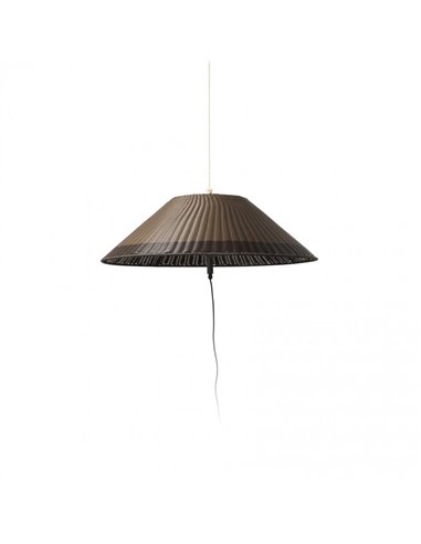 Подвесной светильник Saigon серый / коричневый W100
