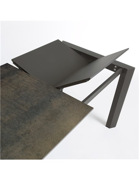 Обеденный стол Atta керамика, коричневый