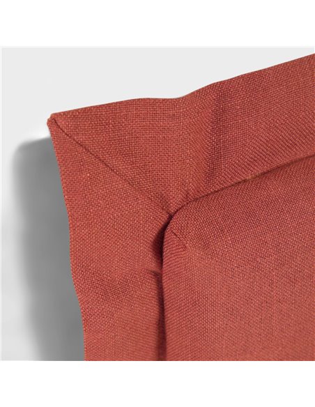 Изголовье из льняной ткани бордового цвета Tanit со съемным чехлом 206 x 106 см