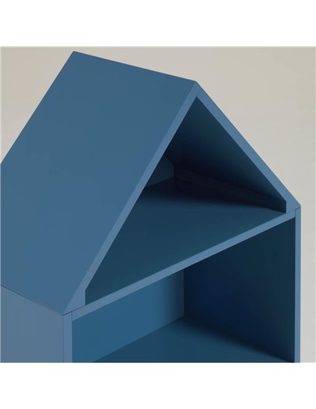 Детский стеллаж Celeste из МДФ синий 50 x 105 см