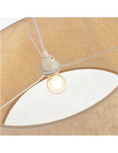 MARIELA Mariela ceiling lamp shade in linen with natural