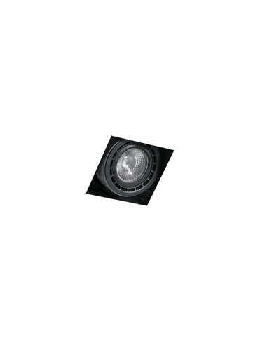 Черный встраиваемый светильник Nano Colin-1 LED без рамки черный 7/12W 3000K 56° 915/1465 лм