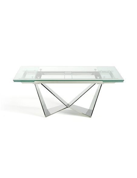 Раздвижной стеклянный стол CT2302