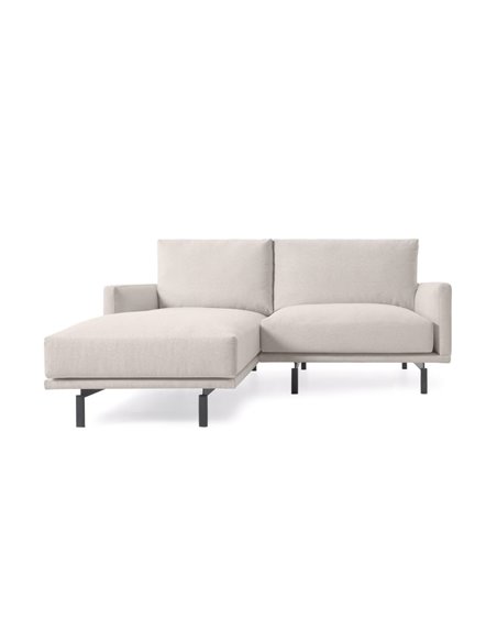 Galene 3-местный диван левосторонний с обивкой бежевого цвета 214 см