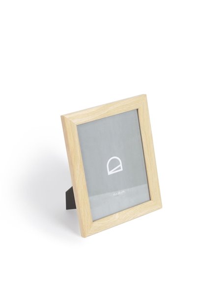 NAZIRA Medium Nazira photo frame in wood with natural finish