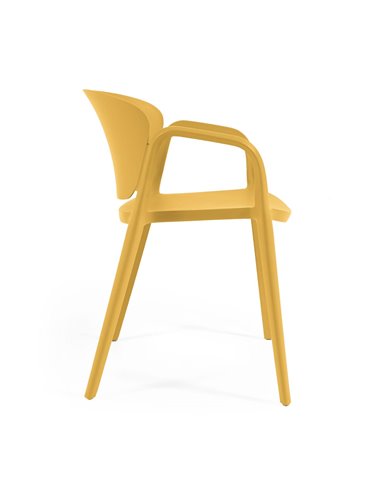 ANIA Ania yellow garden chair