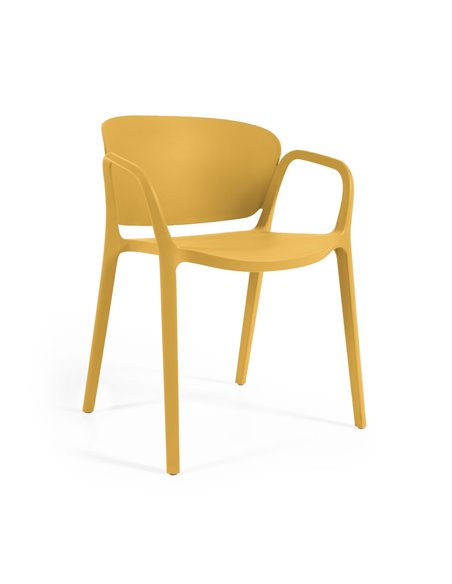 ANIA Ania yellow garden chair