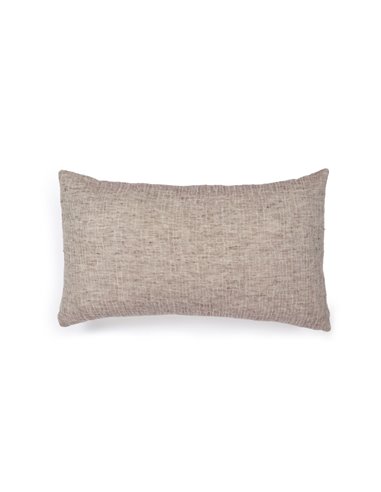 ANELEY Чехол на подушку Casilda из льна и хлопка коричневого цвета 30 х 50