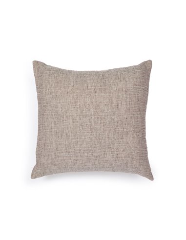 ANELEY Чехол на подушку из льна и хлопка Casilda коричневого цвета 45 x 45