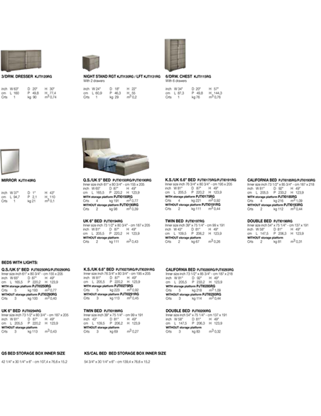 Tivoli Alfitalia спальни в современном стиле