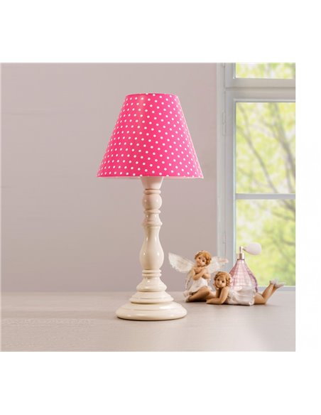 Лампа Cilek Flora DOTTY розовая