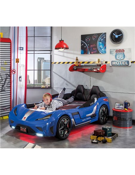 Кровать-машина Cilek Champion Racer GTS (99x191cm) Carbed синяя