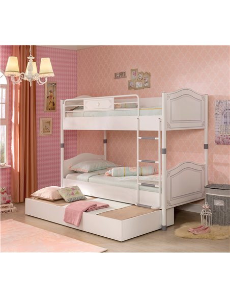 @Кровать Cilek Selena Bunk Bed (90x200 Cm) двухъярусная