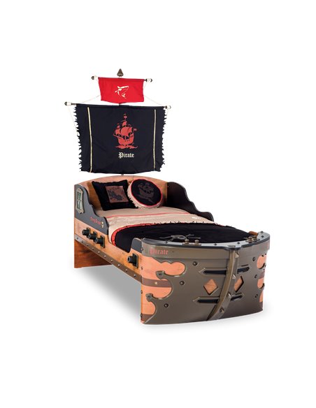 @ Pirate Кровать В Виде Корабля (M-90x195 Cm)